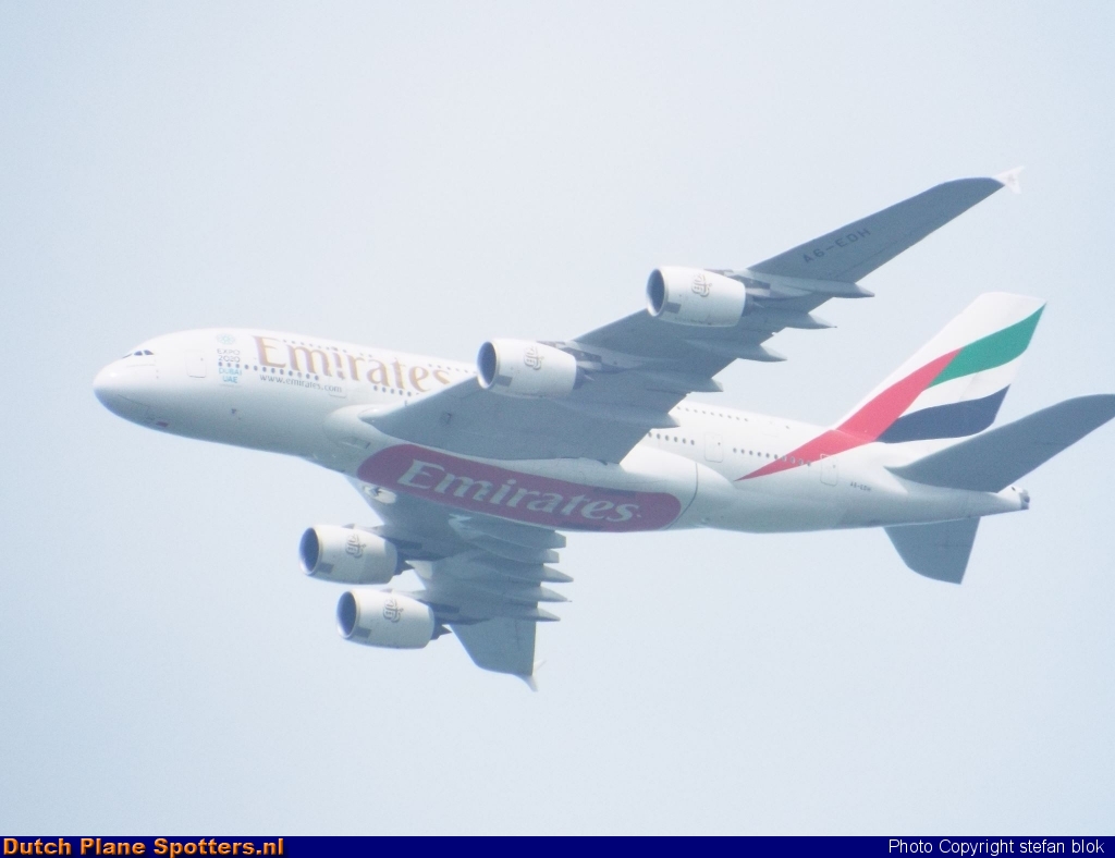 A6-EDH Airbus A380-800 Emirates by Stefan Blok