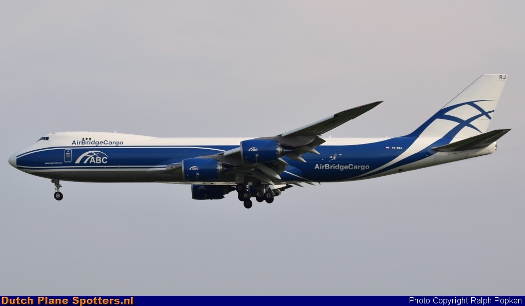 VQ-BRJ Boeing 747-8 AirBridgeCargo by Ralph Popken
