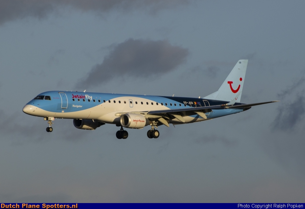 OO-JEB Embraer 190 Jetairfly by Ralph Popken