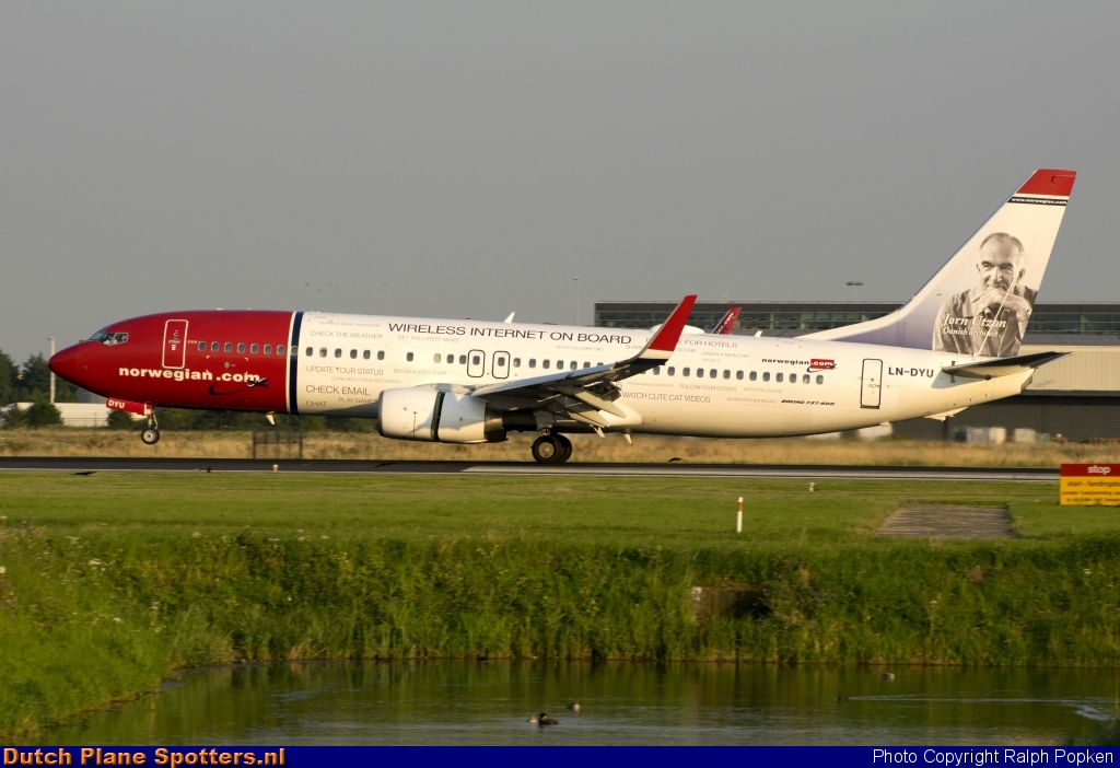 LN-DYU Boeing 737-800 Norwegian Air Shuttle by Ralph Popken