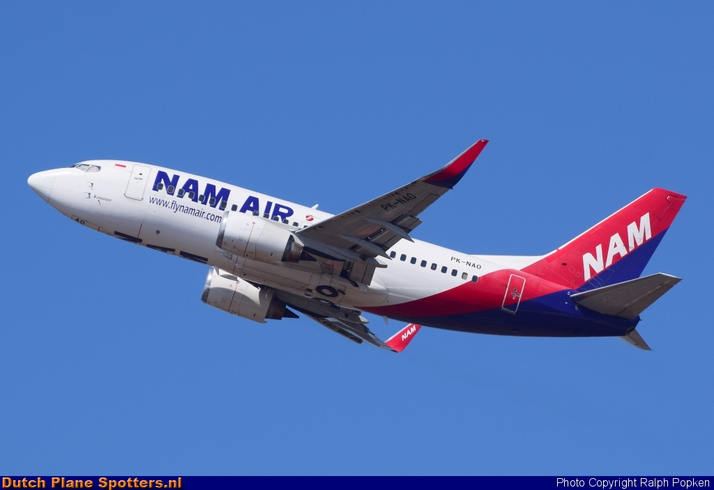 PK-NAO Boeing 737-500 NAM Air by Ralph Popken