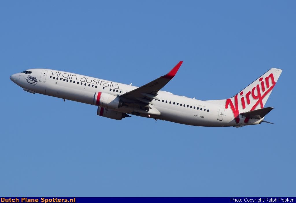 VH-YIR Boeing 737-800 Virgin Australia by Ralph Popken