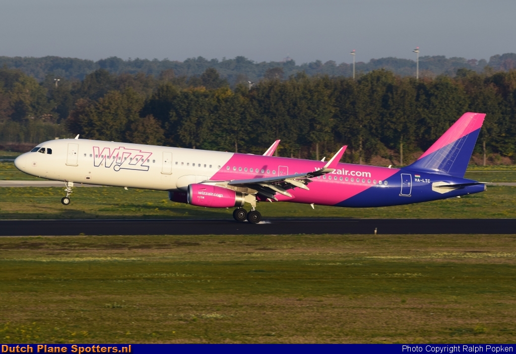 HA-LTC Airbus A321 Wizz Air by Ralph Popken