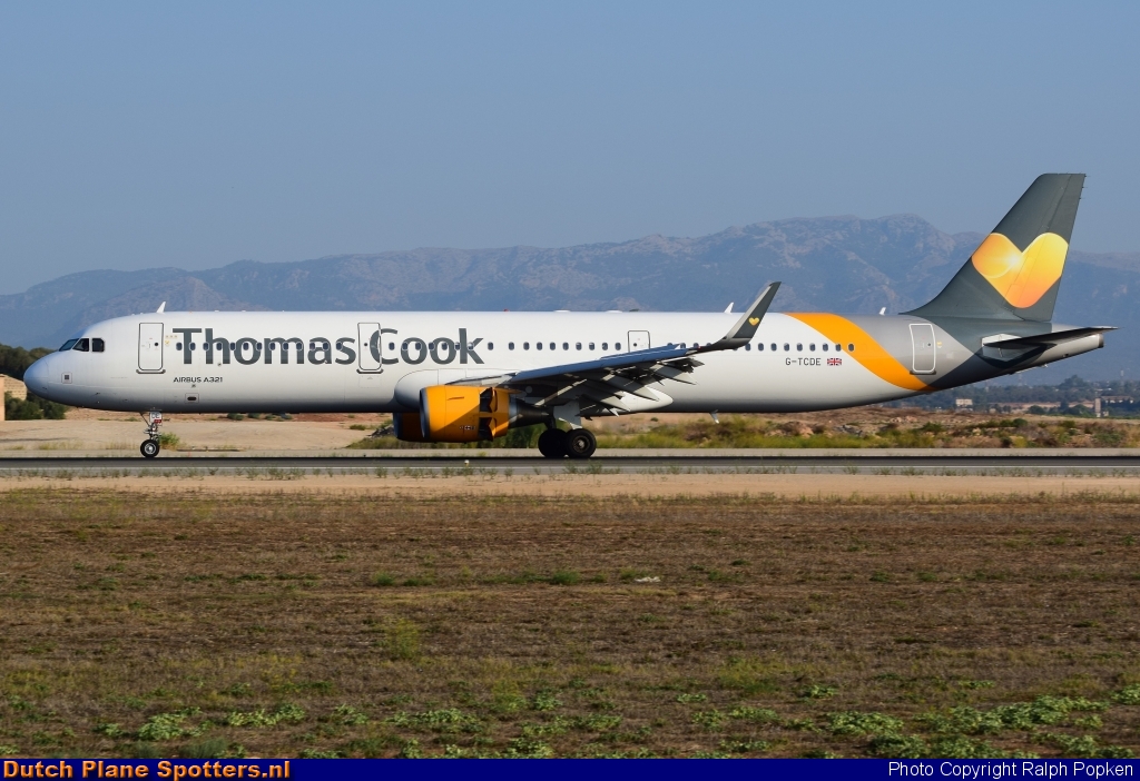 G-TCDE Airbus A321 Thomas Cook by Ralph Popken