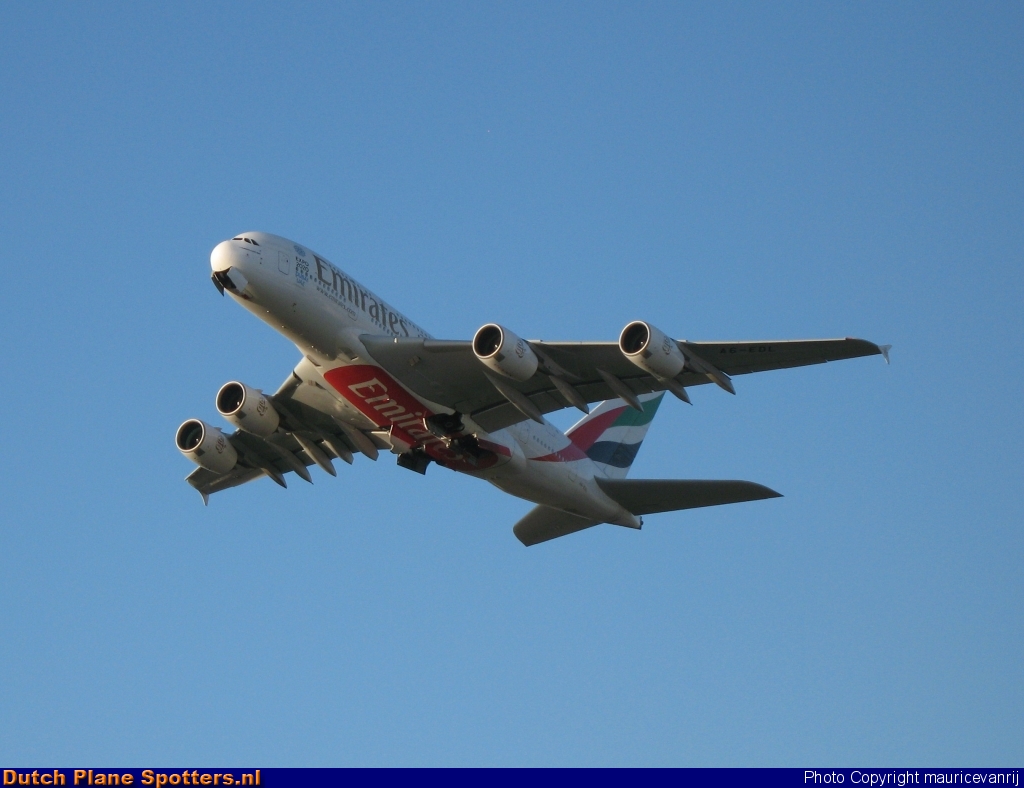 A6-EDL Airbus A380-800 Emirates by mauricevanrij