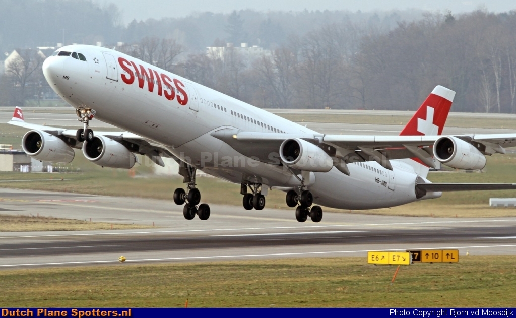 HB-JMB Airbus A340-300 Swiss International Air Lines by Bjorn vd Moosdijk