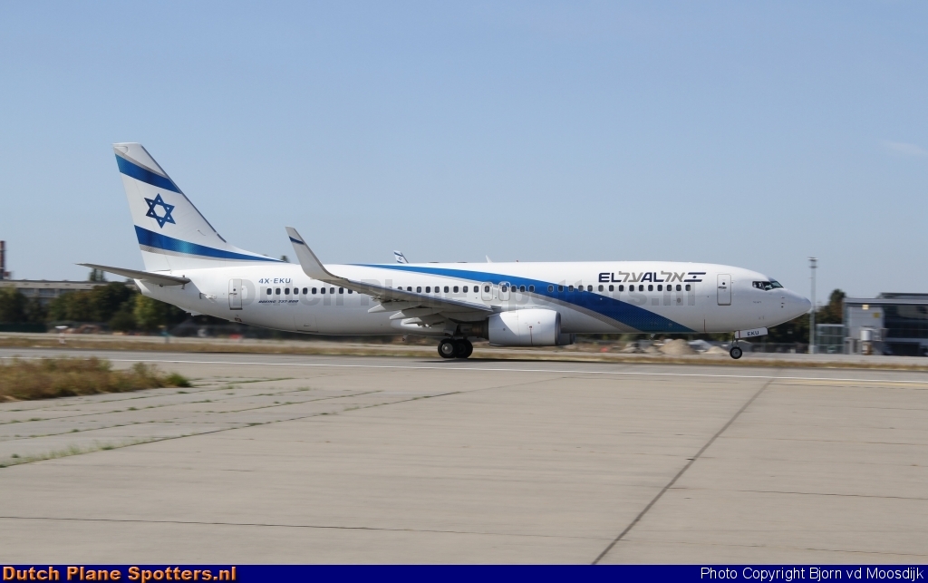 4X-EKU Boeing 737-800 El Al Israel Airlines by Bjorn vd Moosdijk