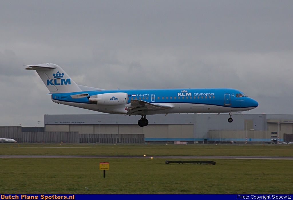 PH-KZS Fokker 70 KLM Cityhopper by Sippowitz