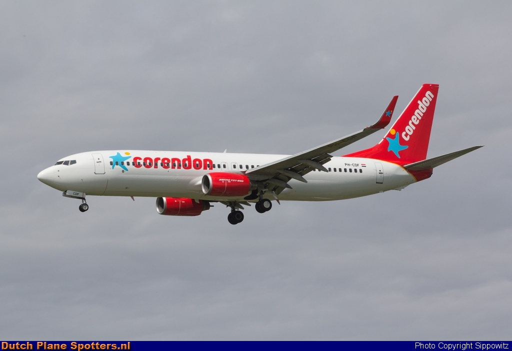 PH-CDF Boeing 737-800 Corendon Dutch Airlines by Sippowitz