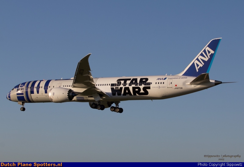 JA873A Boeing 787-9 Dreamliner All Nippon Airlines by Sippowitz