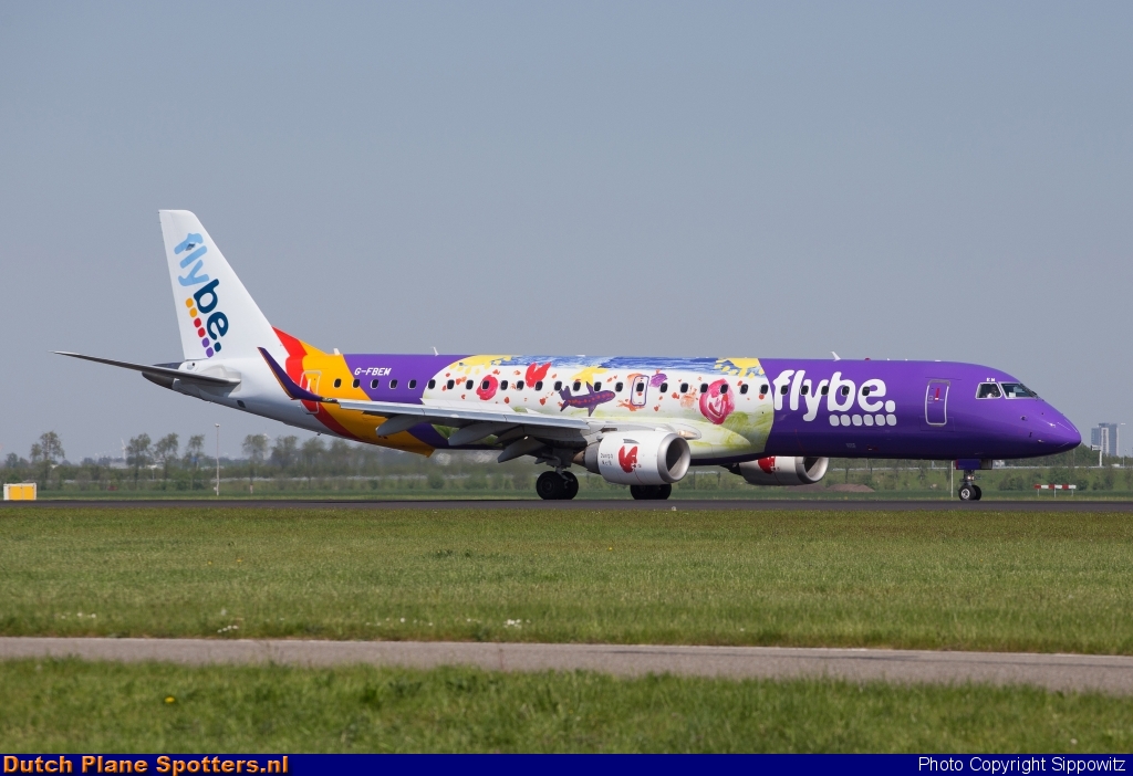 G-FBEM Embraer 195 Flybe by Sippowitz