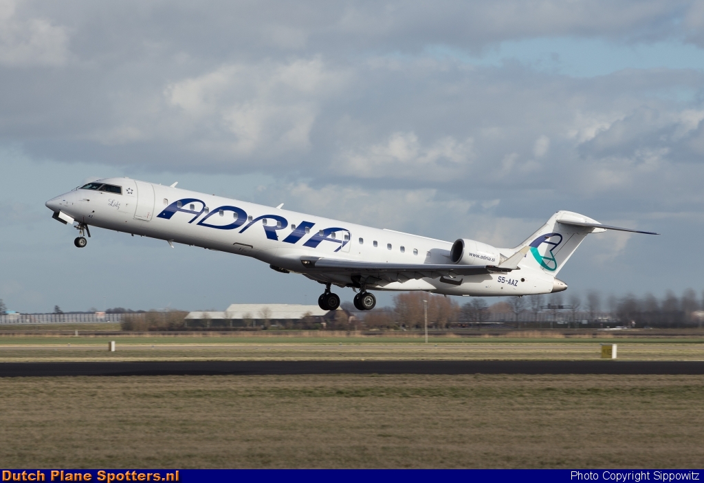 S5-AAZ Bombardier Canadair CRJ700 Adria Airways by Sippowitz