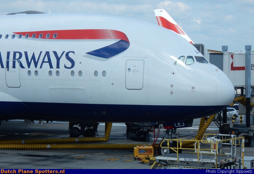 G-XLEJ Airbus A380-800 British Airways by Sippowitz