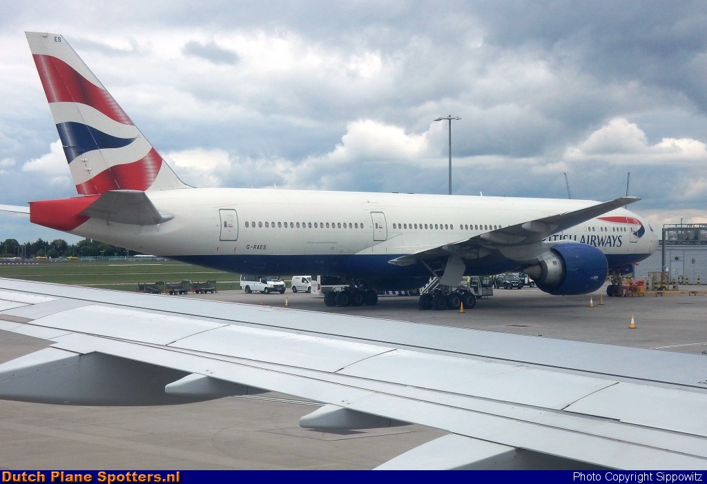 G-RAES Boeing 777-200 British Airways by Sippowitz