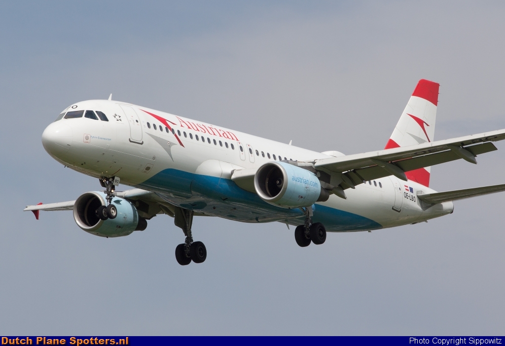 OE-LBO Airbus A320 Austrian Airlines by Sippowitz