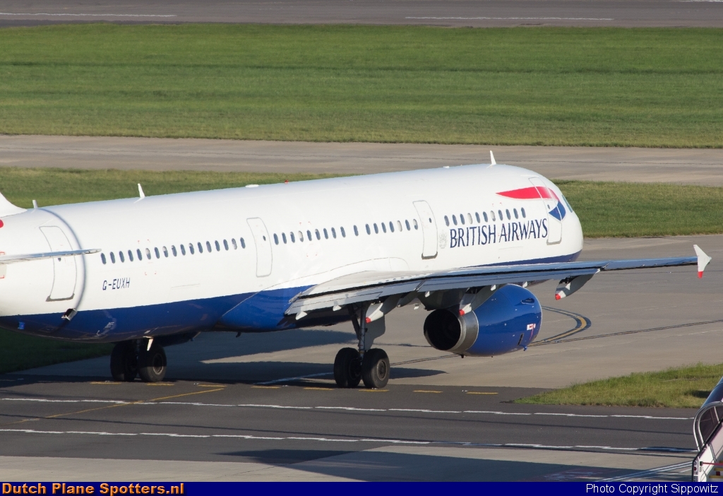 G-EUXH Airbus A321 British Airways by Sippowitz