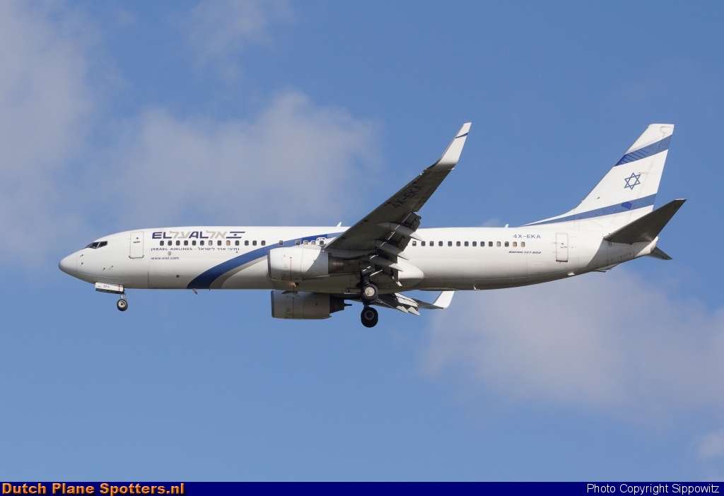 4X-EKA Boeing 737-800 El Al Israel Airlines by Sippowitz