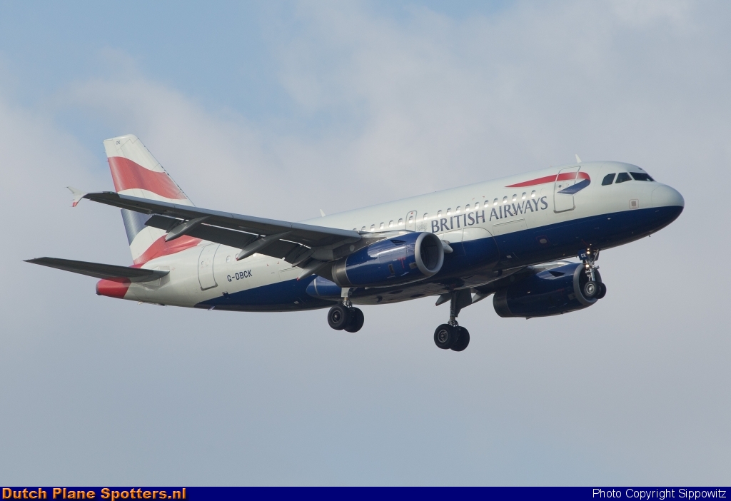 G-DBCK Airbus A319 British Airways by Sippowitz