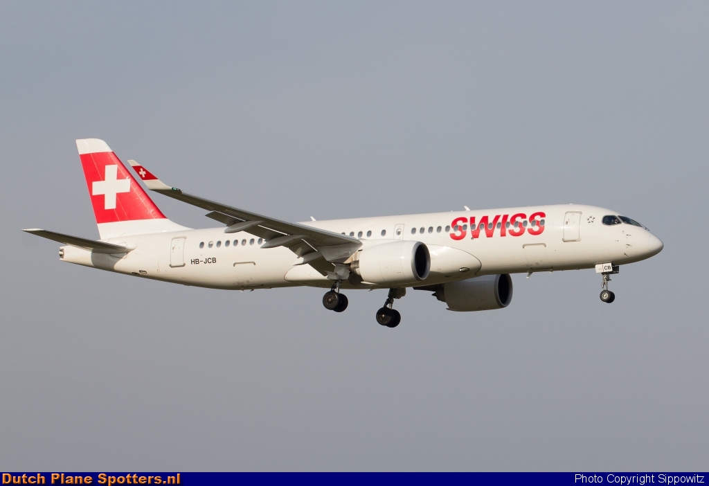 HB-JCB Airbus A220-300 Swiss International Air Lines by Sippowitz