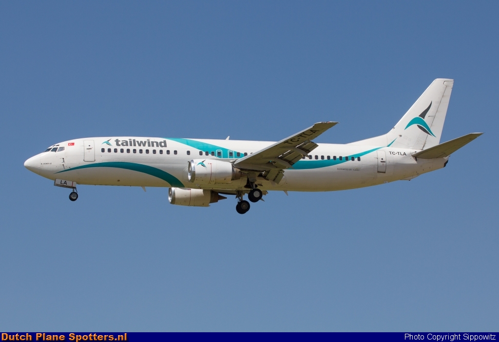 TC-TLA Boeing 737-400 Tailwind Airlines by Sippowitz