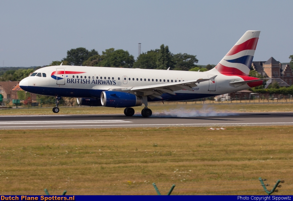 G-EUOF Airbus A319 British Airways by Sippowitz
