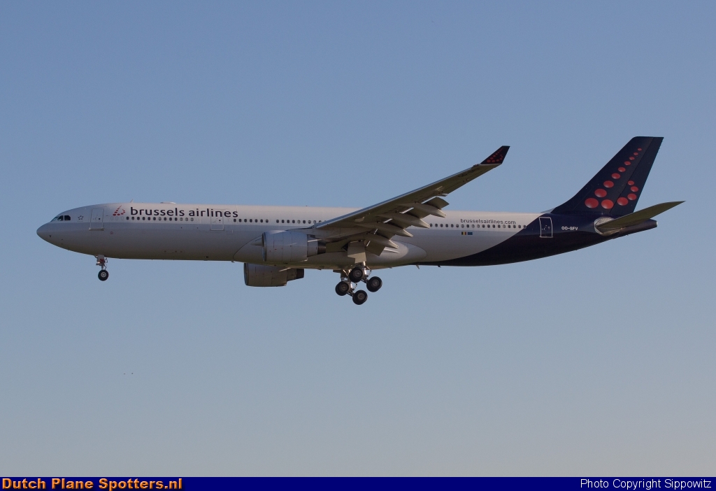 OO-SFV Airbus A330-300 Brussels Airlines by Sippowitz