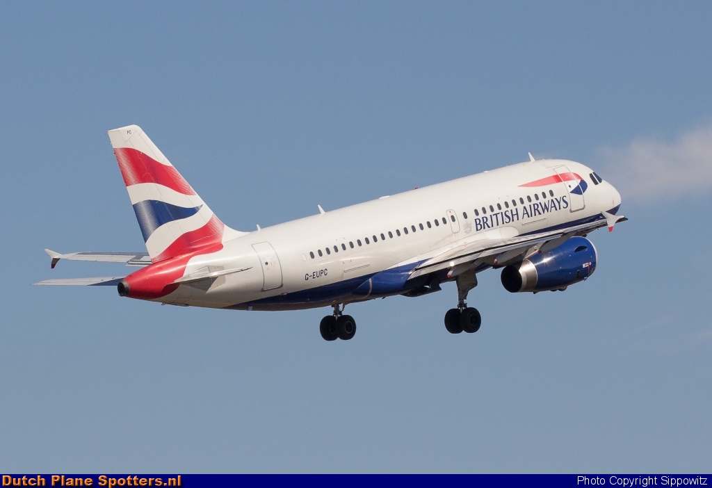 G-EUPC Airbus A319 British Airways by Sippowitz