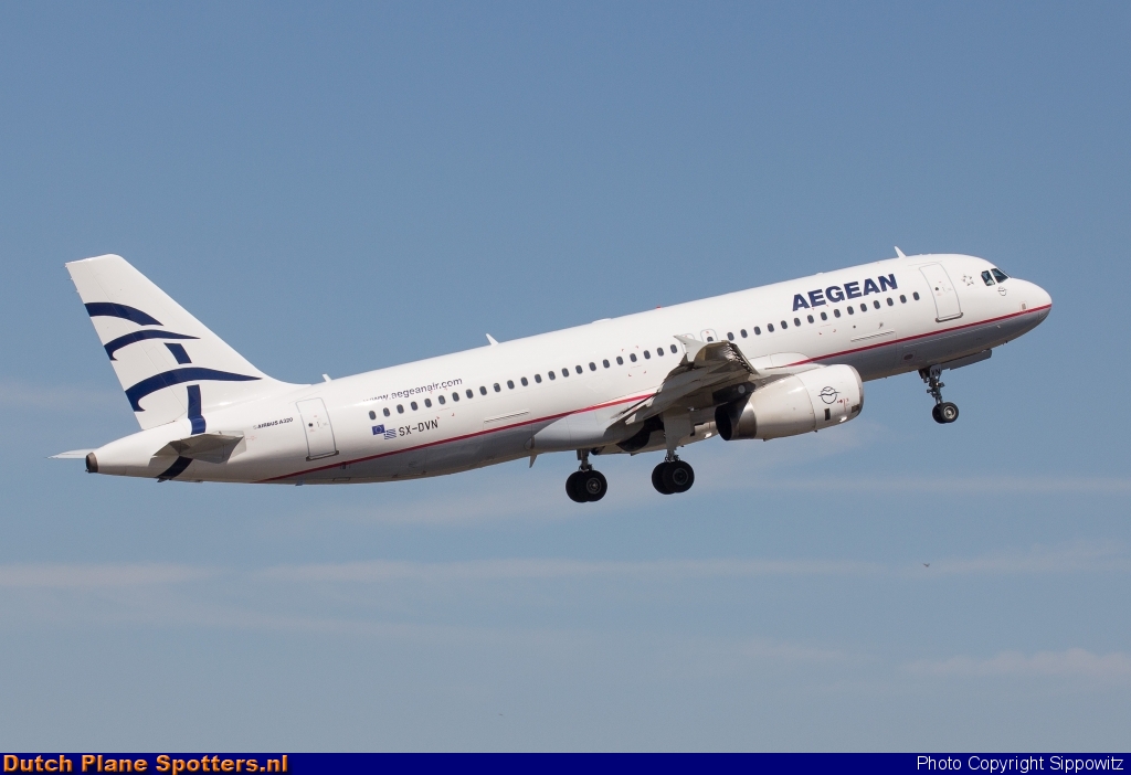 SX-DVN Airbus A320 Aegean Airlines by Sippowitz