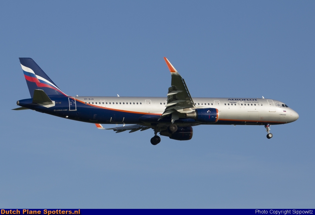 VP-BJX Airbus A321 Aeroflot - Russian Airlines by Sippowitz