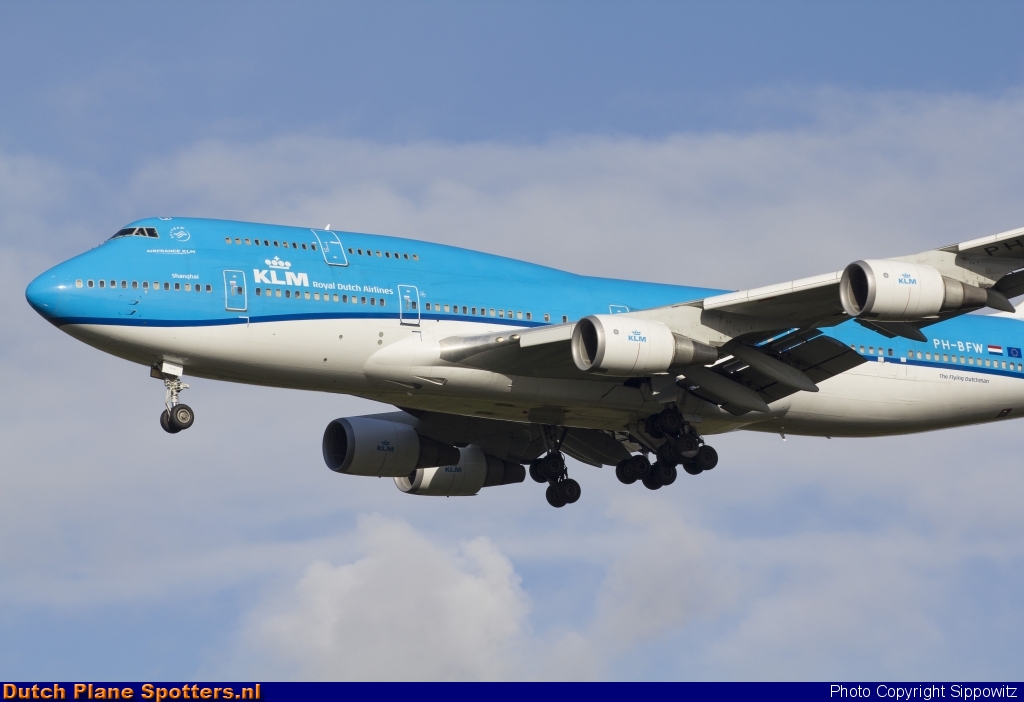 PH-BFW Boeing 747-400 KLM Royal Dutch Airlines by Sippowitz