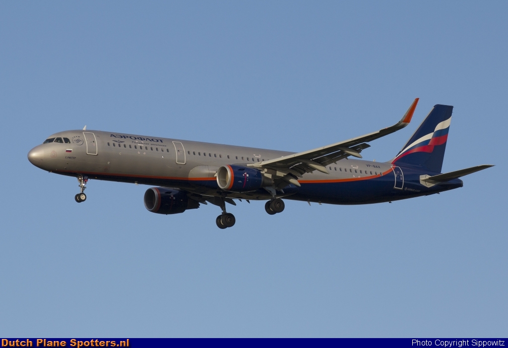 VP-BAX Airbus A321 Aeroflot - Russian Airlines by Sippowitz