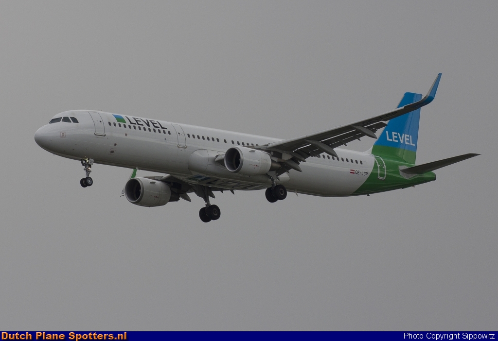 OE-LCP Airbus A321 LEVEL (Anisec) by Sippowitz