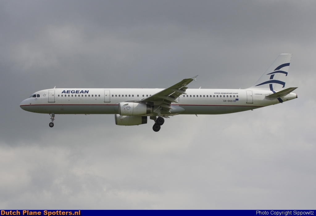 SX-DGN Airbus A321 Aegean Airlines by Sippowitz
