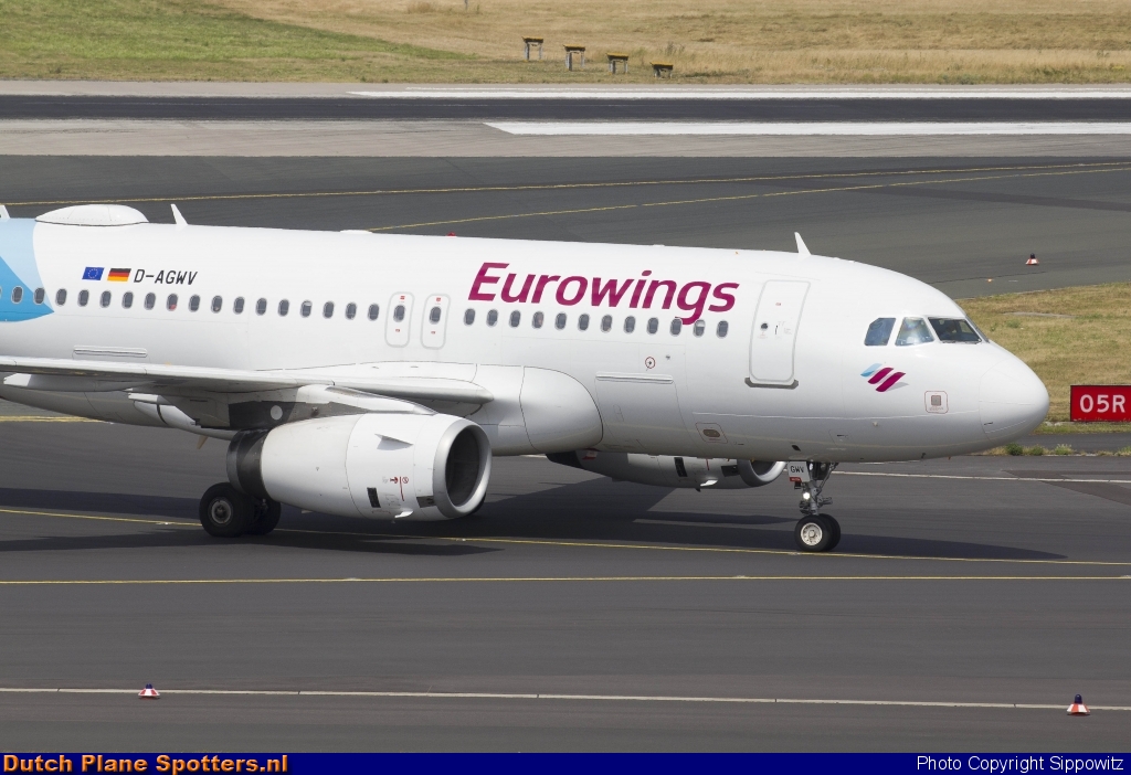 D-AGWV Airbus A319 Eurowings by Sippowitz