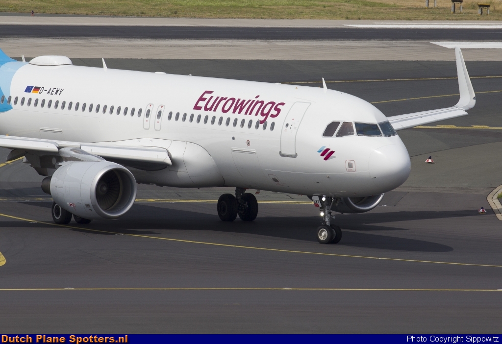 D-AEWV Airbus A320 Eurowings by Sippowitz