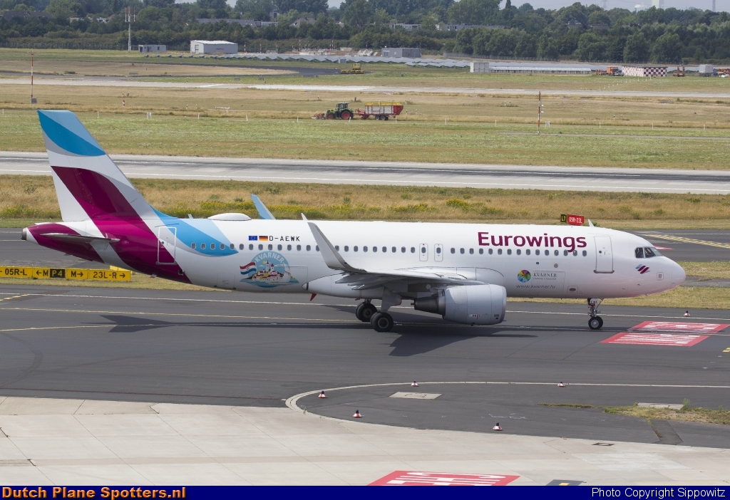 D-AEWK Airbus A320 Eurowings by Sippowitz