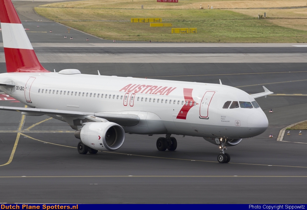 OE-LBO Airbus A320 Austrian Airlines by Sippowitz