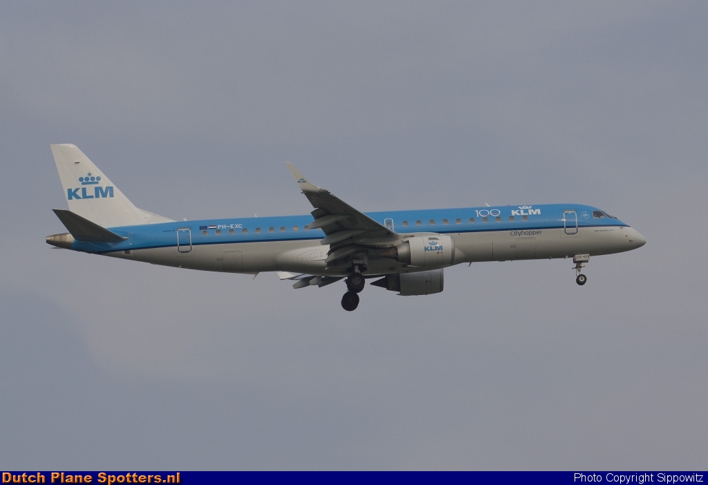 PH-EXC Embraer 190 KLM Cityhopper by Sippowitz