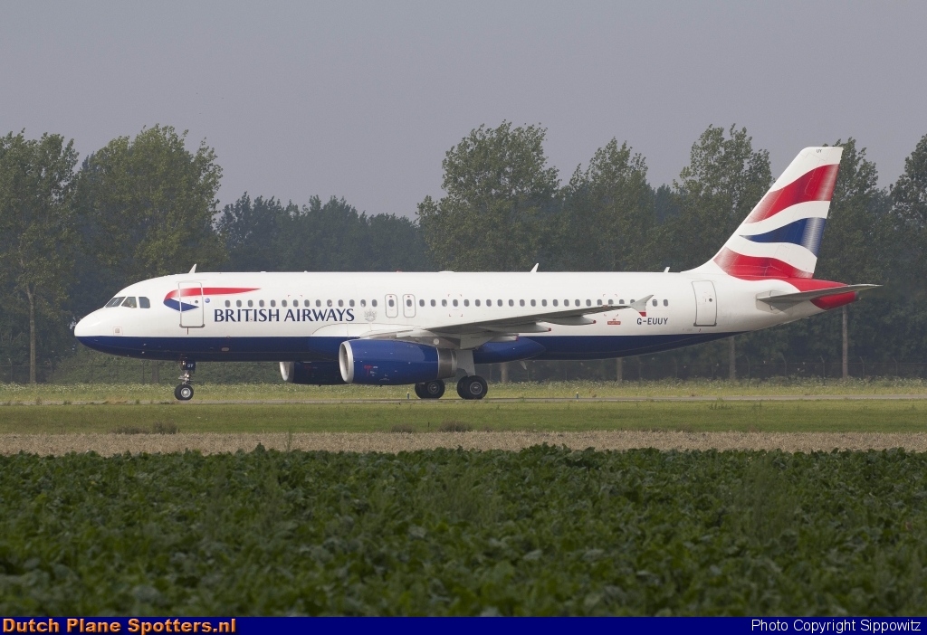 G-EUUY Airbus A320 British Airways by Sippowitz