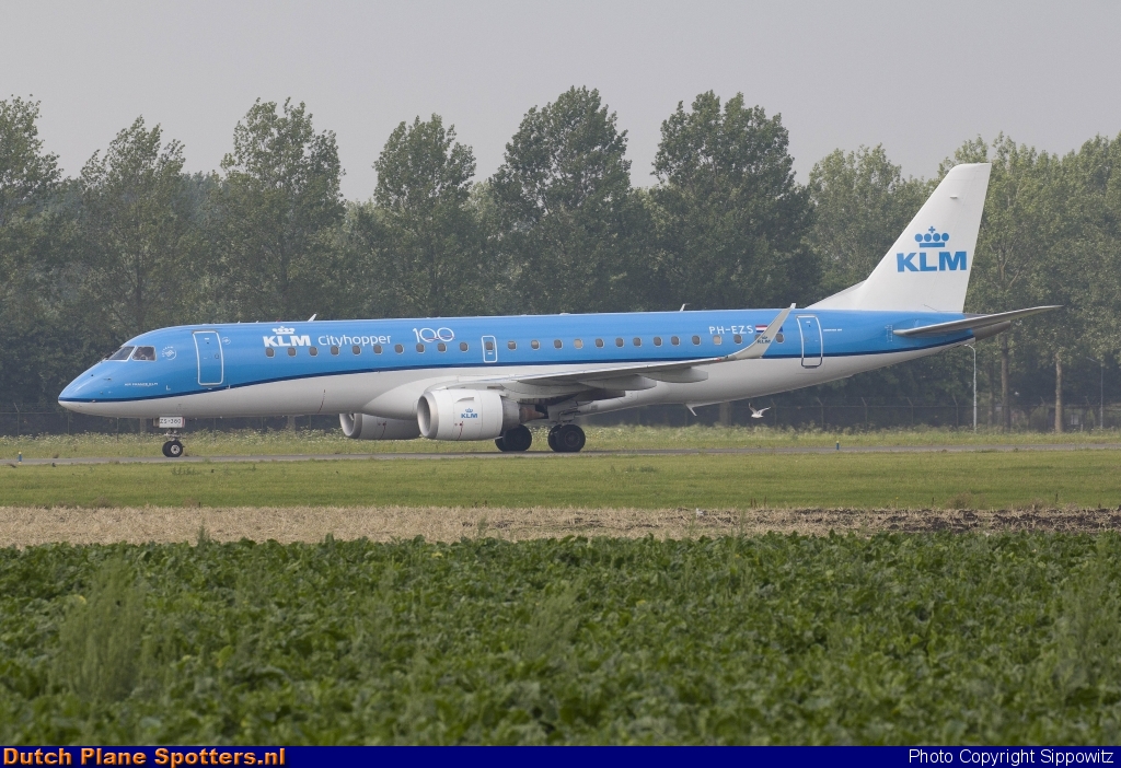 PH-EZS Embraer 190 KLM Cityhopper by Sippowitz