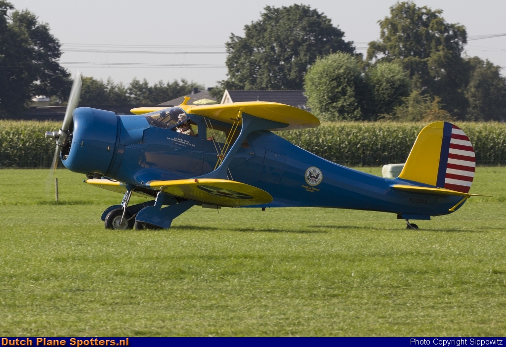 N295BS Beechcraft YC-43 Staggerwing Private by Sippowitz