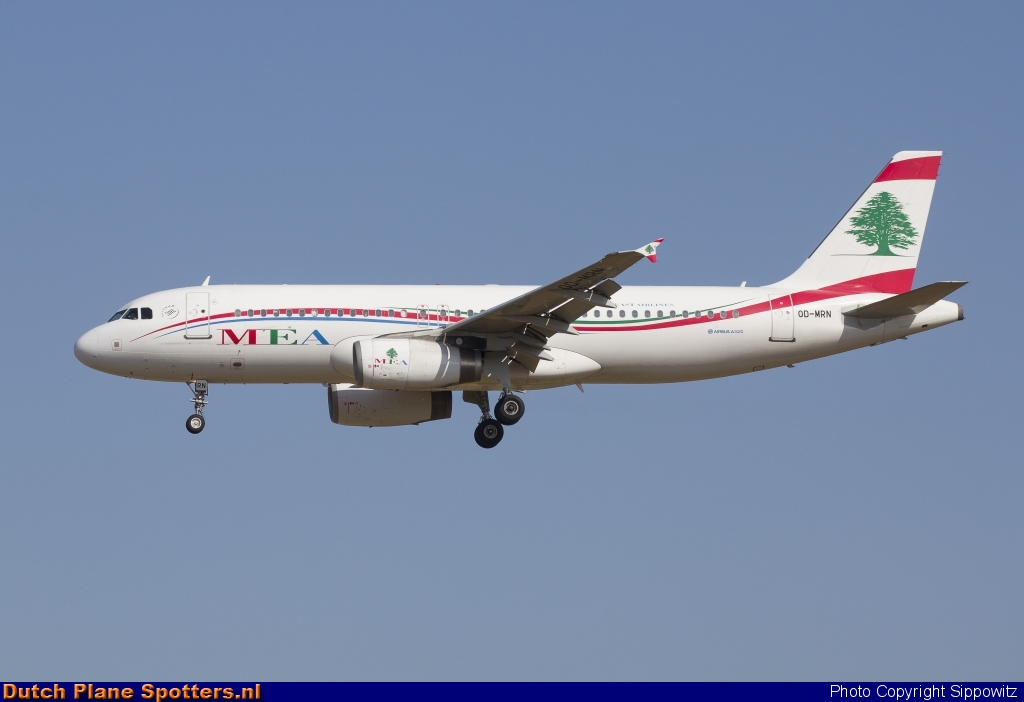 OD-MRN Airbus A320 Middle East Airlines (MEA) by Sippowitz