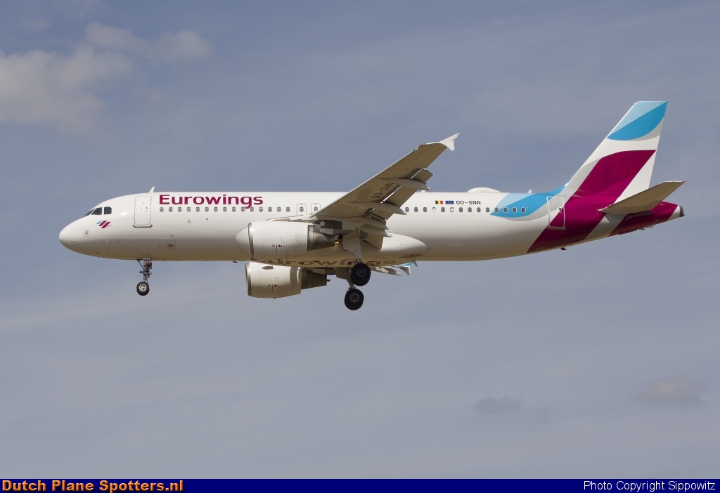 OO-SNN Airbus A320 Brussels Airlines (Eurowings) by Sippowitz
