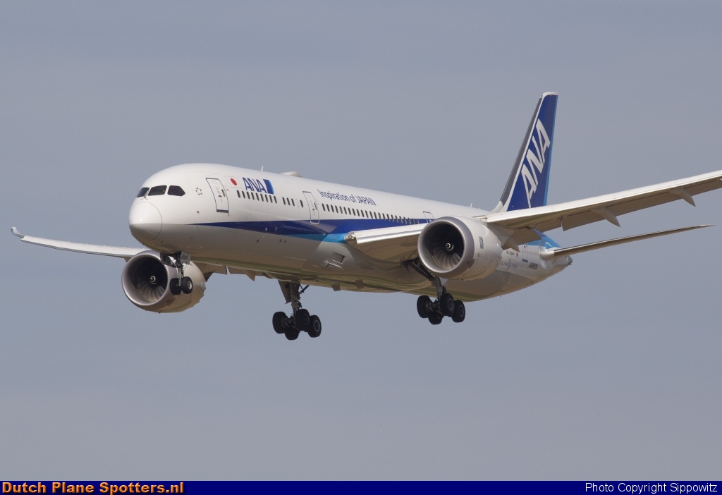 JA892A Boeing 787-9 Dreamliner All Nippon Airlines by Sippowitz