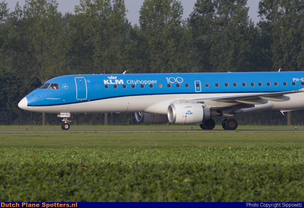 PH-EXV Embraer 190 KLM Cityhopper by Sippowitz