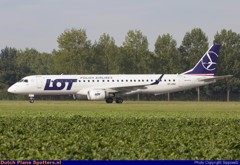 SP-LNM Embraer 195 LOT Polish Airlines by Sippowitz