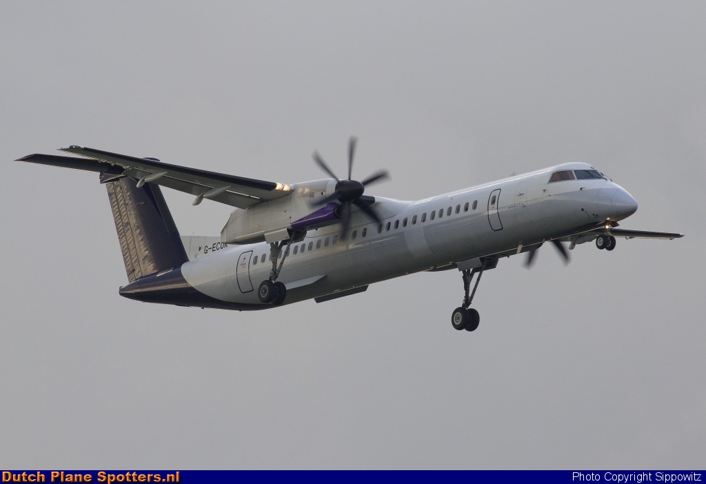 G-ECOK Bombardier Dash 8-Q400 Flybe by Sippowitz