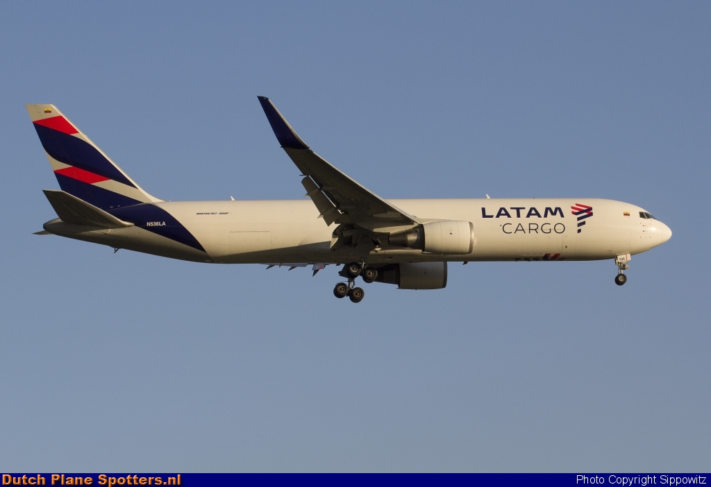 N536LA Boeing 767-300 LATAM Cargo Colombia by Sippowitz