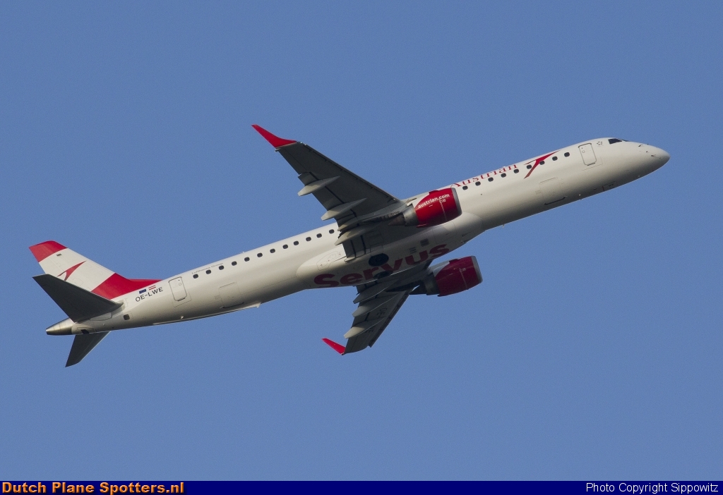 OE-LWE Embraer 195 Austrian Airlines by Sippowitz