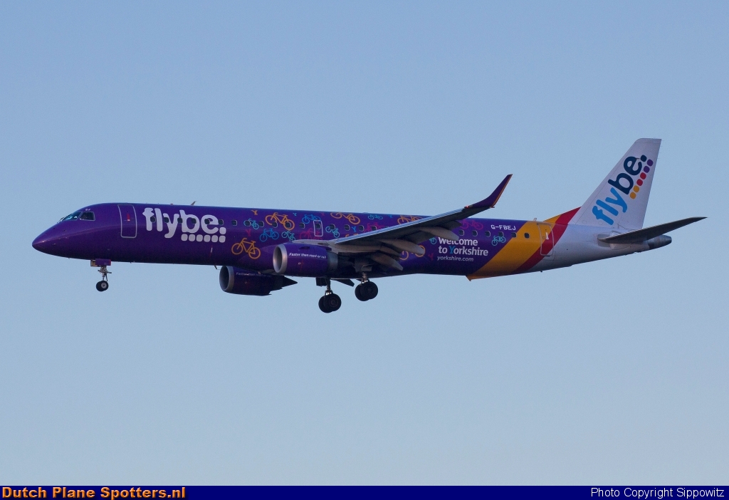 G-FEBJ Embraer 195 Flybe by Sippowitz